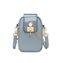 Cell Phone Bag Women's Crossbody Vertical Mini Bag Ladies Shoulder Bag Student Zipper Small Bag
