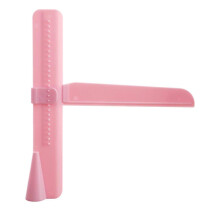 Cake Scraper Cake Icing Edge Smoother Buttercream Tool Adjustable Plastic Flat Baking Decorating Tool in Pink