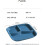 Household Straw Square Grid Board Set - 4pcs Solid Color in Green Nordic Blue, Simple Design, Durable Material 2