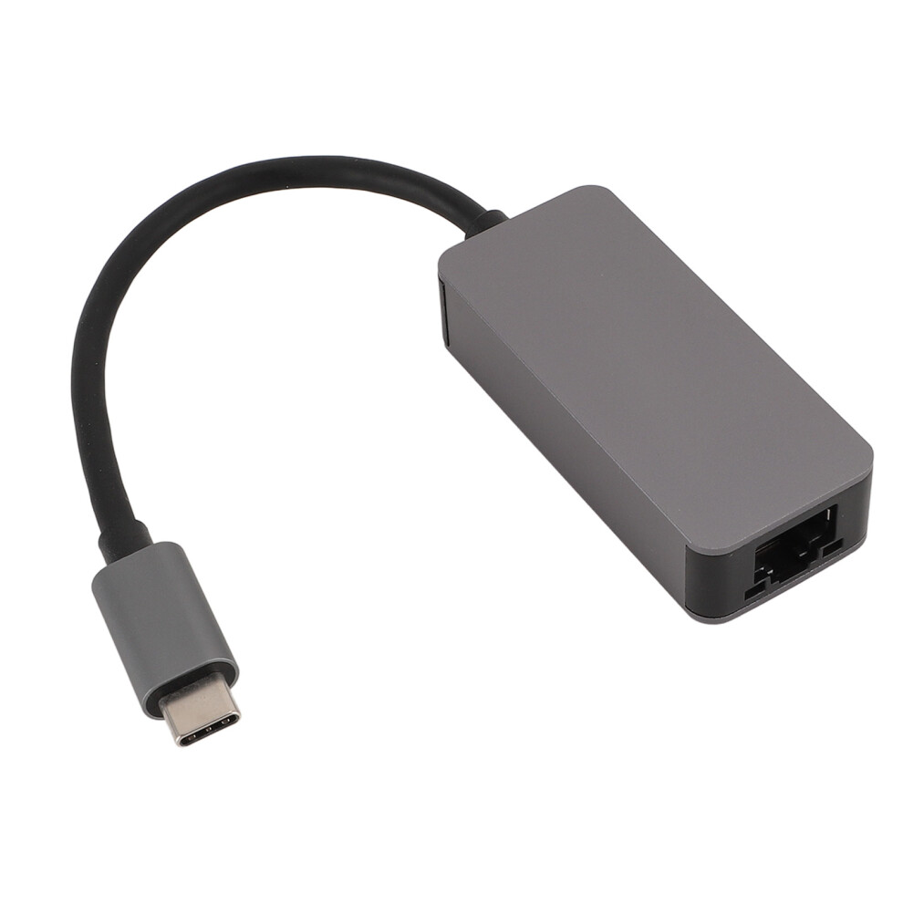 2.5G Usb C To Ethernet Adapter Aluminum Alloy 2500Mbps Gigabit Lan For Laptops 7681347268853