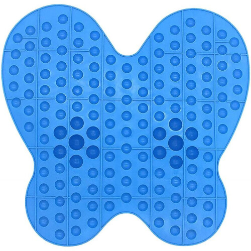 Reflexology Massage Foot Mat, Acupuncture, Acupressure, Stress Release. (Lightblue) 1