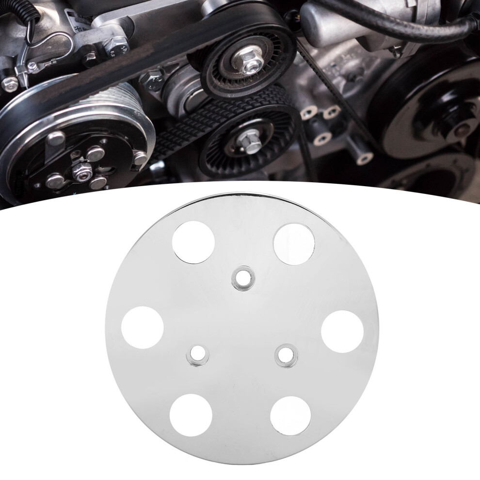 Durable Chrome Ac Compressor Clutch Pulley Cover For Sanden 508 Silver 9411347270369