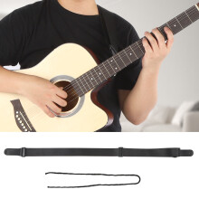 Universale Gitarrengurt für Akustik-, Elektro-, Bass- und Ukulelen – Schwarz