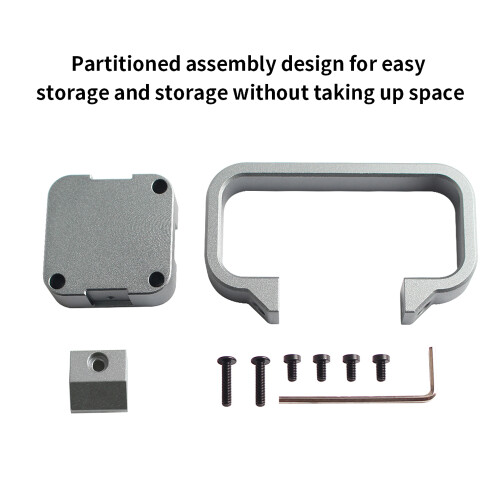 Aluminum Alloy Handle Kit for A1 Mini 3D Printer, 102 x 60mm 1