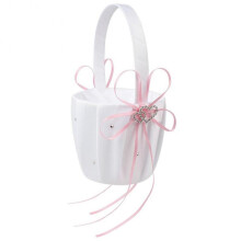 Beautiful Gift Wedding Flower Basket,flower girl basket,flower girl gifts Double flower girl gifts Heart