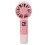 Ventilatore portatile mini rosa 4000 mAh 14,5x6,6 cm 14
