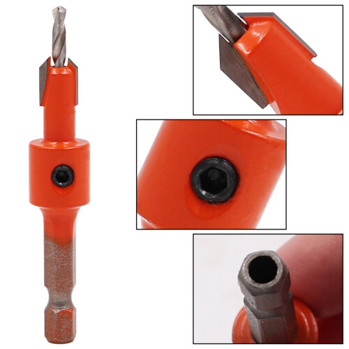 Versatile Woodworking Countersink Drill Bit Perfect for-3x8 2