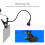 USB 3W UV Glue Lamp Ultraviolet LED Purple Light 9