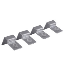 4PCS/Set Stainless Steel Aquarium Fish Tank Glass