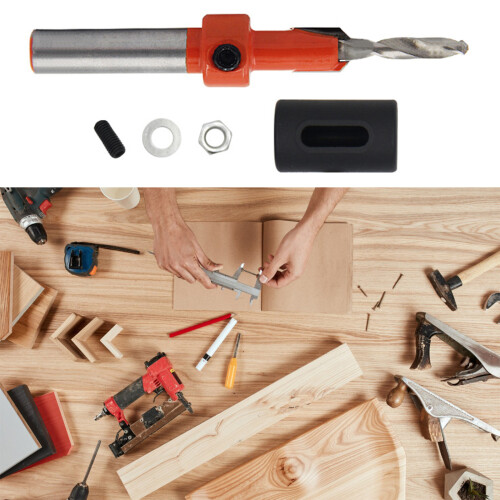 8/10mm Shank Woodworking Step Drill Countersink Router-3x8mm 2