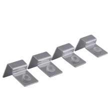 4PCS/Set Stainless Steel Aquarium Fish Tank Glass