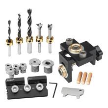 Essential Woodworking Hole Drilling Kit Long Lasting Aluminum