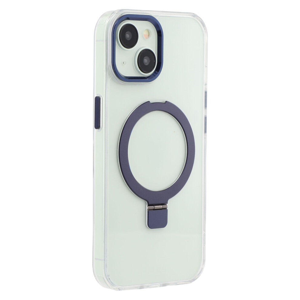 (Iphone 13, ) For Iphone 13 Case Compatible With Magsafe Kickstand Tpu+Pc Clear Phone Cover Blue 6914281620595