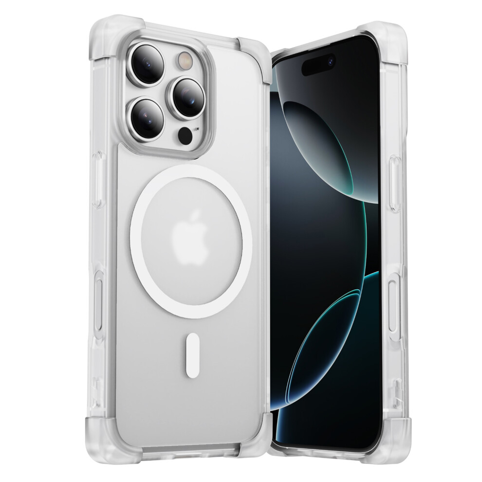 (Iphone 16 Pro Max, Transparent) For Iphone 16 Pro Max Case Compatible With Magsafe Reinforced Corners Tpu+Acrylic Back Cover 6914288717212