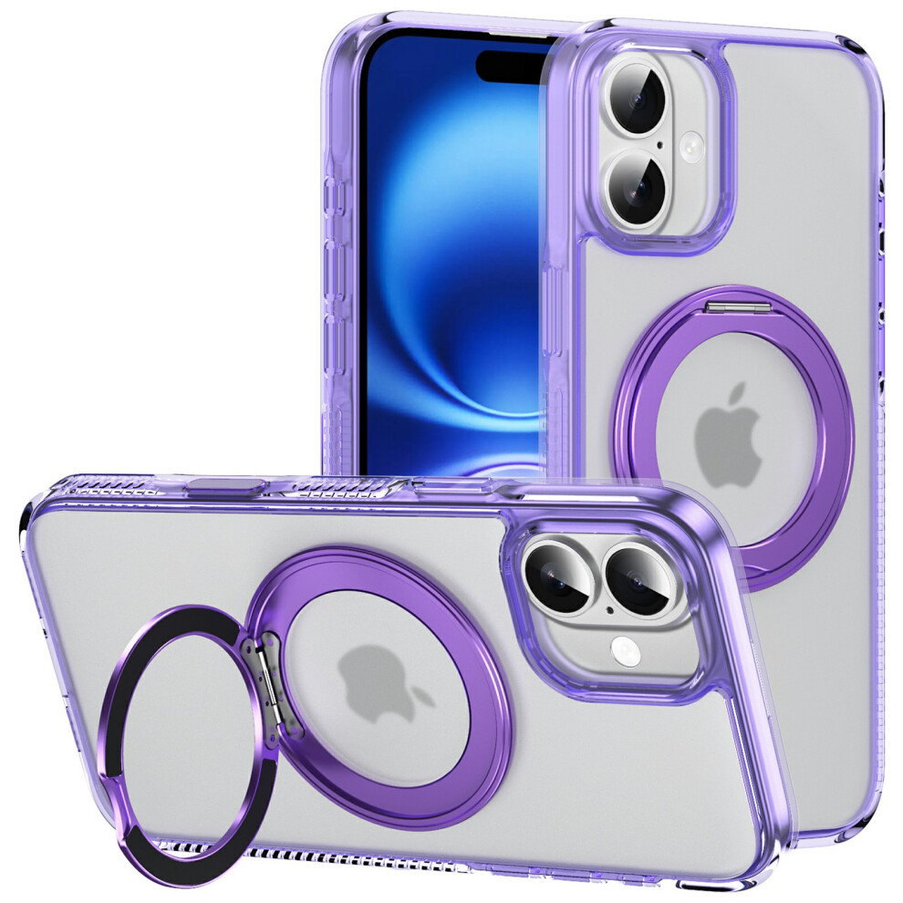 (Iphone 16 Plus, Transparent ) For Iphone 16 Plus Case Purple 6914281017098