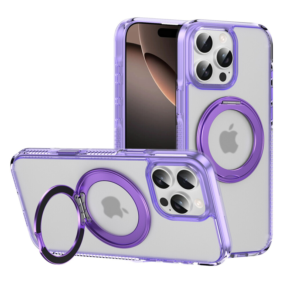 (Iphone 16 Pro Max, Transparent ) For Iphone 16 Pro Max Case Purple 6914288750134