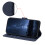 (iPhone 16e, Blue) For iPhone 16e Leather Case Wallet Stand Solid Color Anti Drop Phone Cover 5