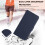 (iPhone 16e, Blue) For iPhone 16e Leather Case Wallet Stand Solid Color Anti Drop Phone Cover 3