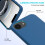(iPhone 16e, Blue) For iPhone 16e Case Drop Proof Liquid Silicone Soft Lining Back Phone Cover 2