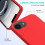 (iPhone 16e, Red) For iPhone 16e Case Drop Proof Liquid Silicone Soft Lining Back Phone Cover 2
