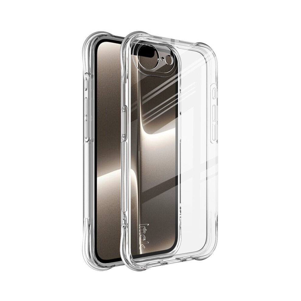(Iphone 16E, Transparent) Imak For Iphone 16E Case Tpu Phone Cover Airbag Shockproof Protection 6914281536872