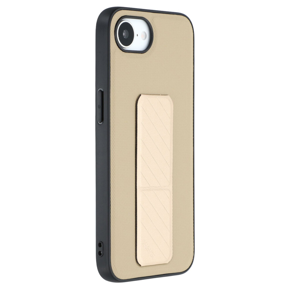 (Iphone 16E, ) X-Level For Iphone 16E Case With Kickstand Tpu+Pu Phone Back Cover Shockproof Gold 6914282583653