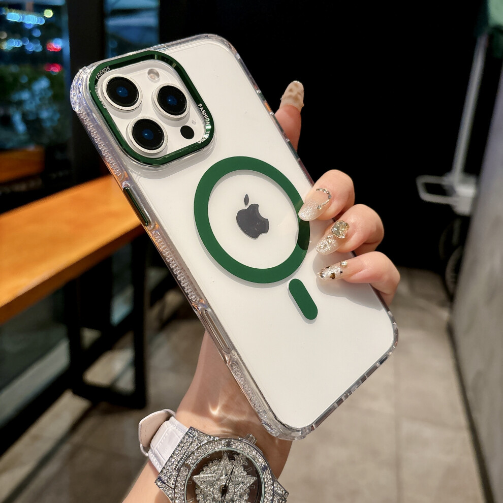 (Iphone 16 Pro Max, Transparent ) For Iphone 16 Pro Max Case Green 6914288886918