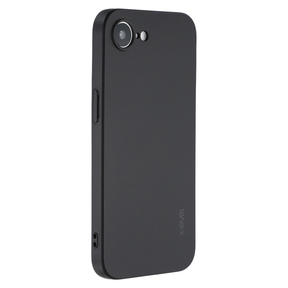 (Iphone 16E, ) X-Level Guardian Series For Iphone 16E Case Soft Tpu Frosted Protective Phone Cover Black 6914281013823