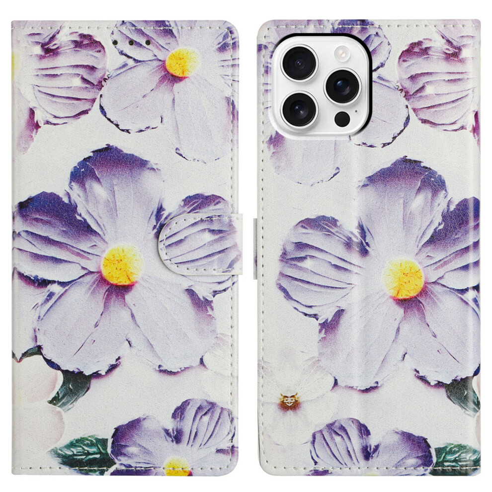 (Iphone 15 Pro Max, Flower) For Iphone 15 Pro Max Case Purple 6914284241209