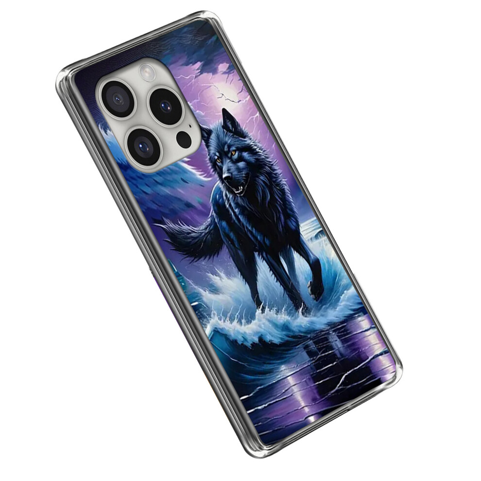 (Iphone 16 Pro Max, Wolf Totem) For Iphone 16 Pro Max Case Imd Pattern Printed Shockproof Tpu Phone Cover 6914287468252