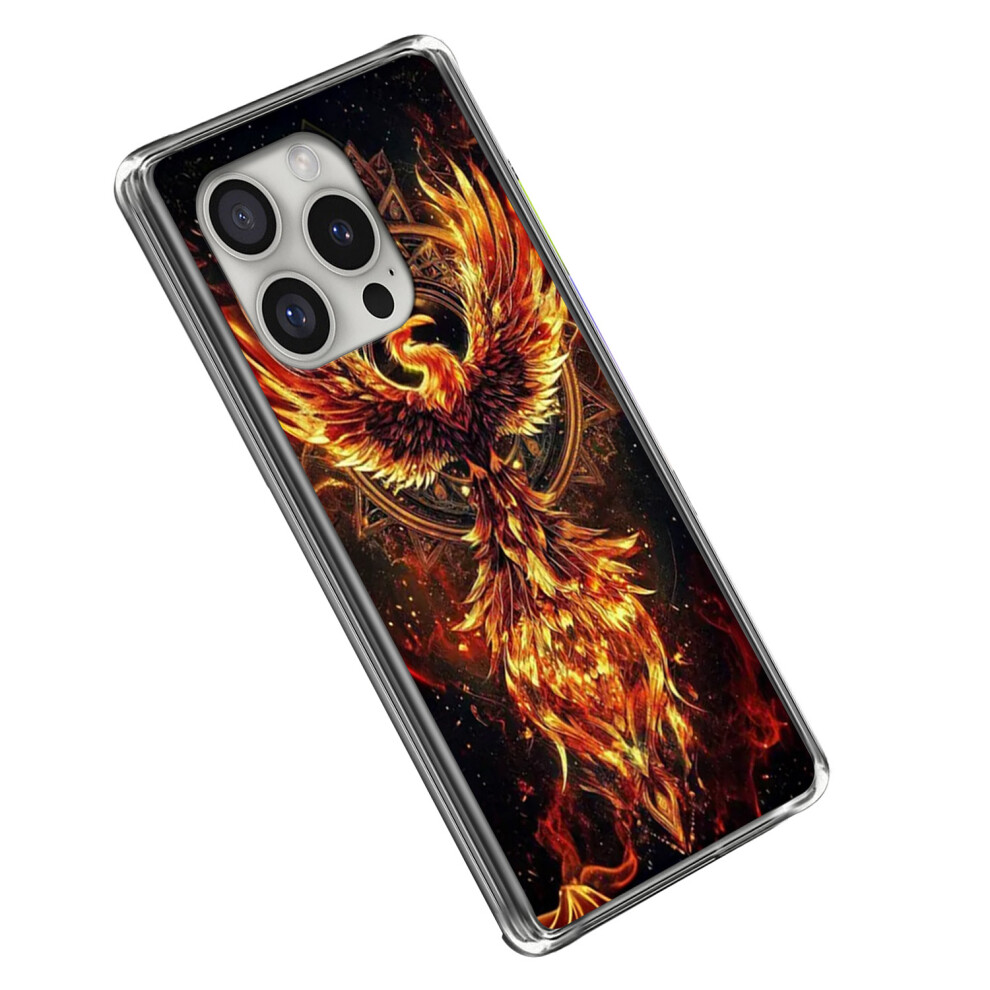 (Iphone 16 Pro Max, Phoenix) For Iphone 16 Pro Max Case Imd Pattern Printed Shockproof Tpu Phone Cover 6914286508485