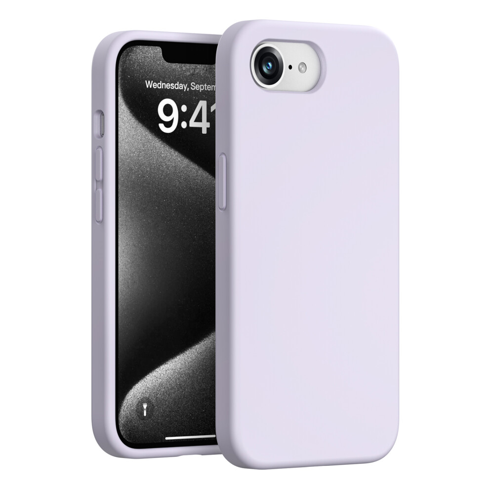 (Iphone 16E, ) For Iphone 16E Case Pc+Liquid Silicone Anti-Scratch Lining Phone Cover Purple 6914287816312