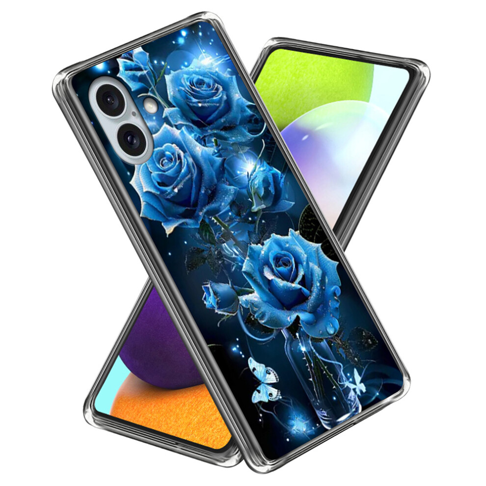 (Iphone 16 Plus, Shiny Roses) For Iphone 16 Plus Case Imd Pattern Printing Tpu Shockproof Phone Cover 6914287116627