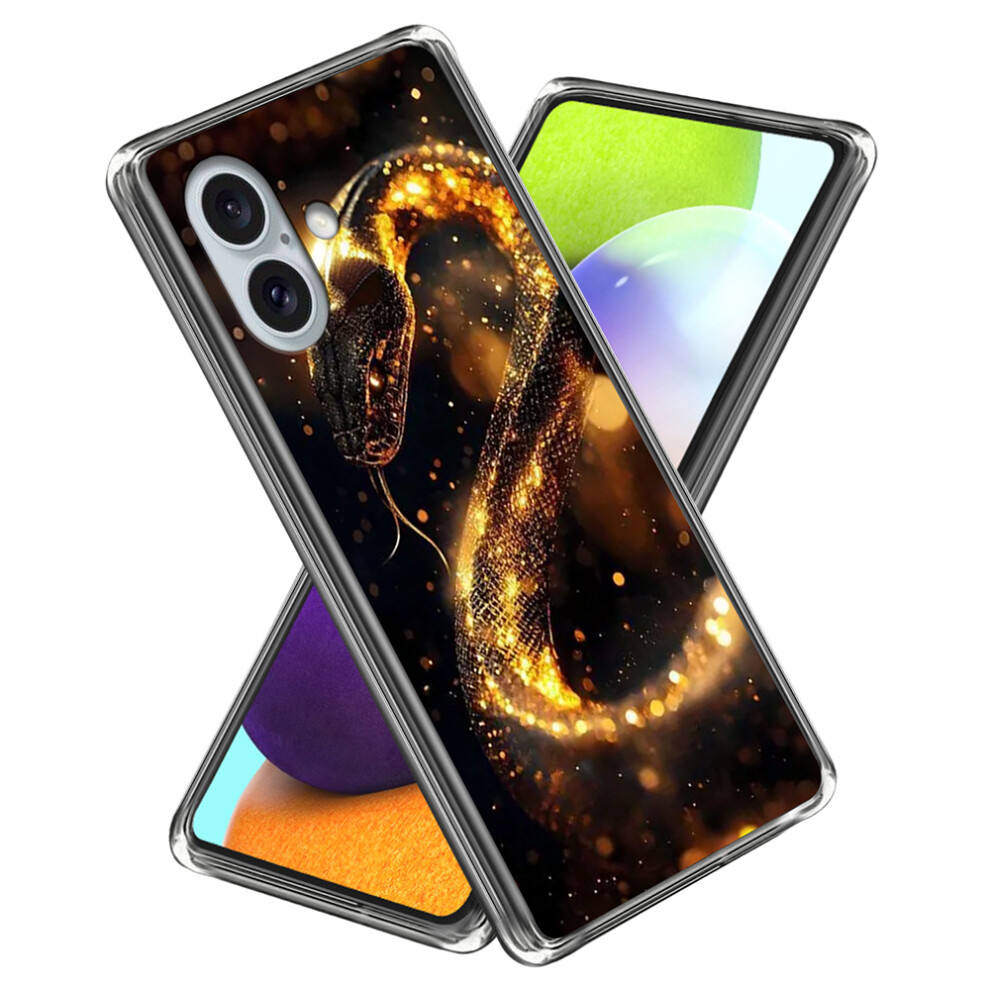 (Iphone 16, Snake) For Iphone 16 Case Imd Pattern Printing Tpu Shockproof Phone Cover 6914281667385