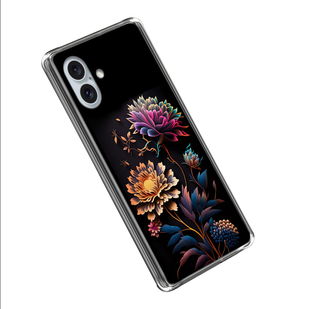 (Iphone 16 Plus, Flower) For Iphone 16 Plus Case Imd Pattern Printed Shockproof Tpu Phone Cover 6914288455299