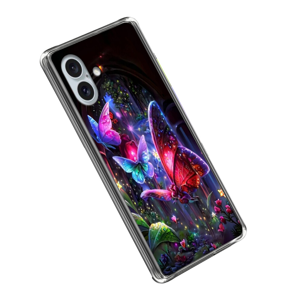 (Iphone 16 Plus, Dream Butterfly) For Iphone 16 Plus Case Imd Pattern Printed Shockproof Tpu Phone Cover 6914288952170