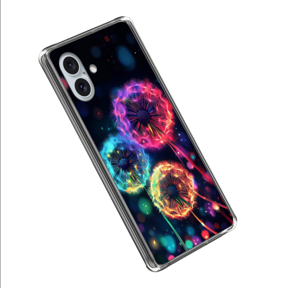 (Iphone 16 Plus, Colorful Dandelion) For Iphone 16 Plus Case Imd Pattern Printed Shockproof Tpu Phone Cover 6914287000322