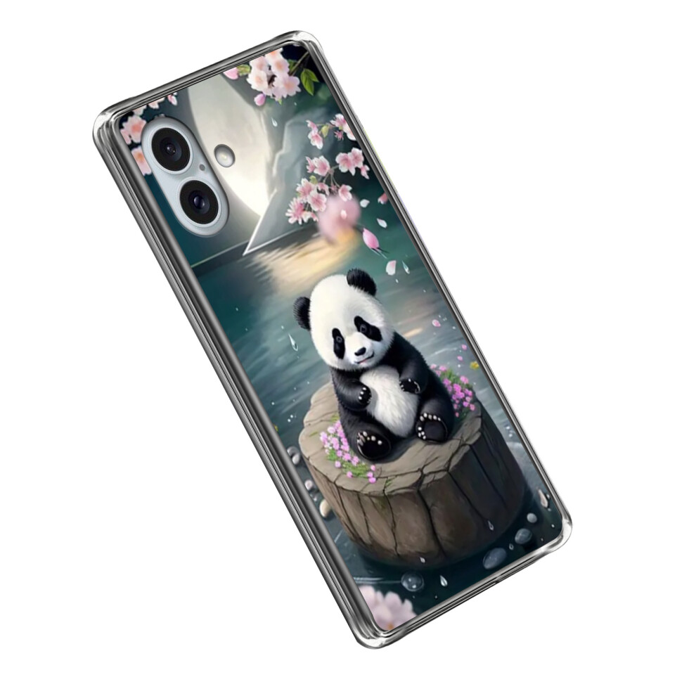 (Iphone 16 Plus, Panda) For Iphone 16 Plus Case Imd Pattern Printed Shockproof Tpu Phone Cover 6914280937038