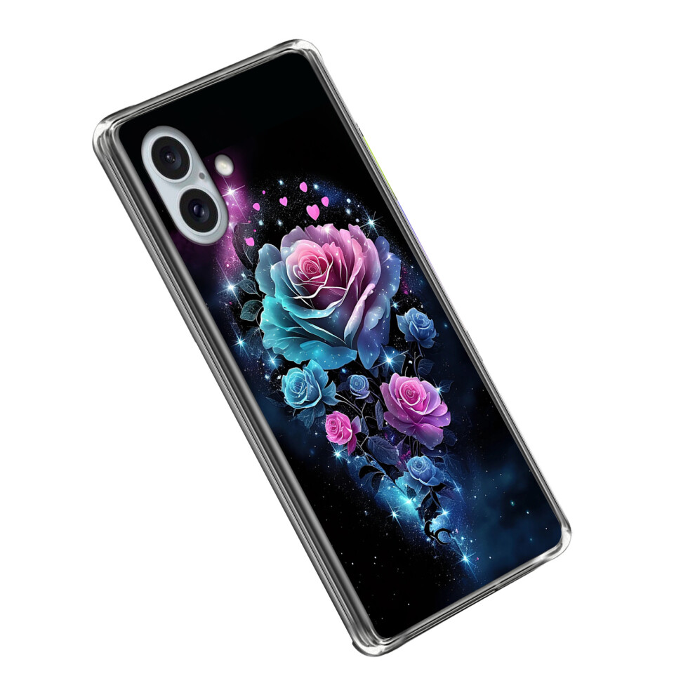 (Iphone 16 Plus, Dream Rose) For Iphone 16 Plus Case Imd Pattern Printed Shockproof Tpu Phone Cover 6914285364129
