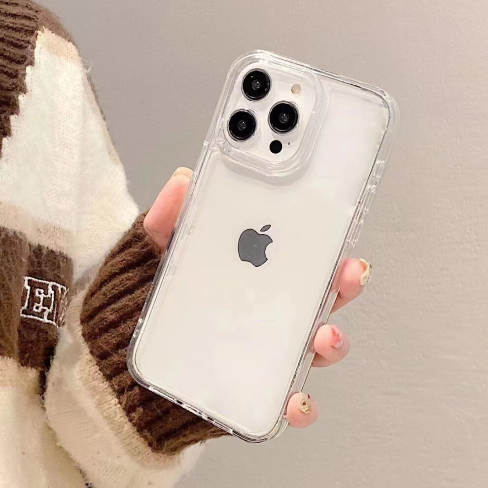(Iphone 16 Pro Max, Transparent) For Iphone 16 Pro Max Shockproof Case Tpu+Acrylic Clear Phone Back Cover 6914281273739