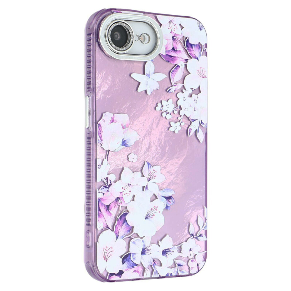 (Iphone 16E, Fl4) For Iphone 16E Case With Glass Lens Film Electroplated Imd Tpu+Pc Phone Back Cover 6914282835981