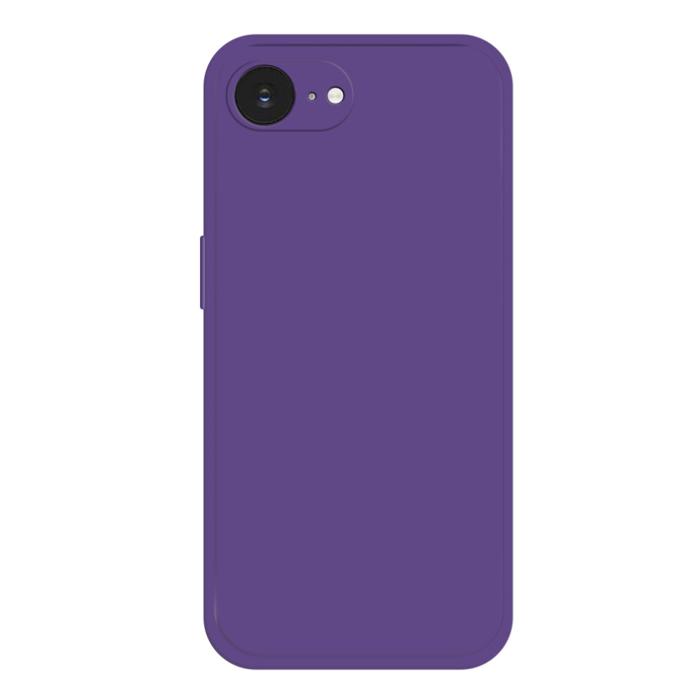 (Iphone 16E, Dark ) For Iphone 16E Tpu Case Straight Edge Protection Phone Cover Purple 6914283558704