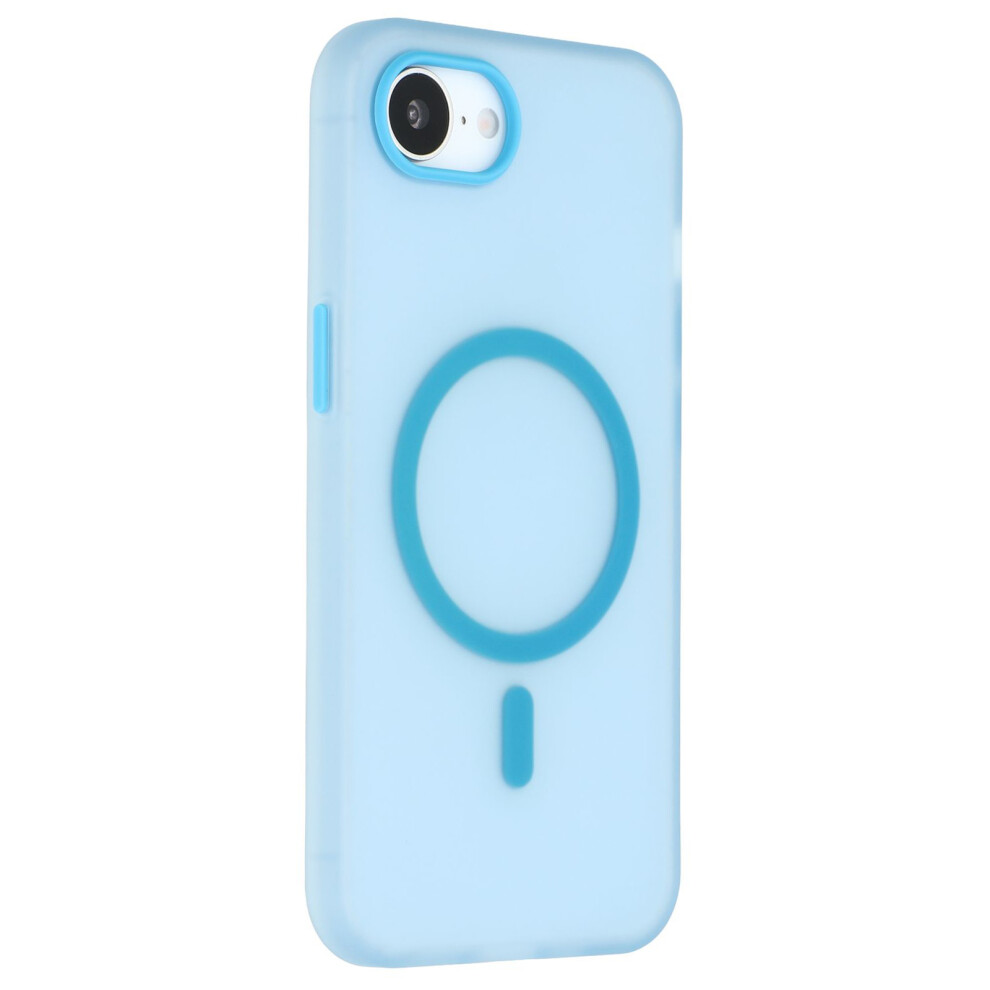 (Iphone 16E, ) For Iphone 16E Case Compatible With Magsafe Translucent Matte Tpu Phone Cover Blue 6914289221091