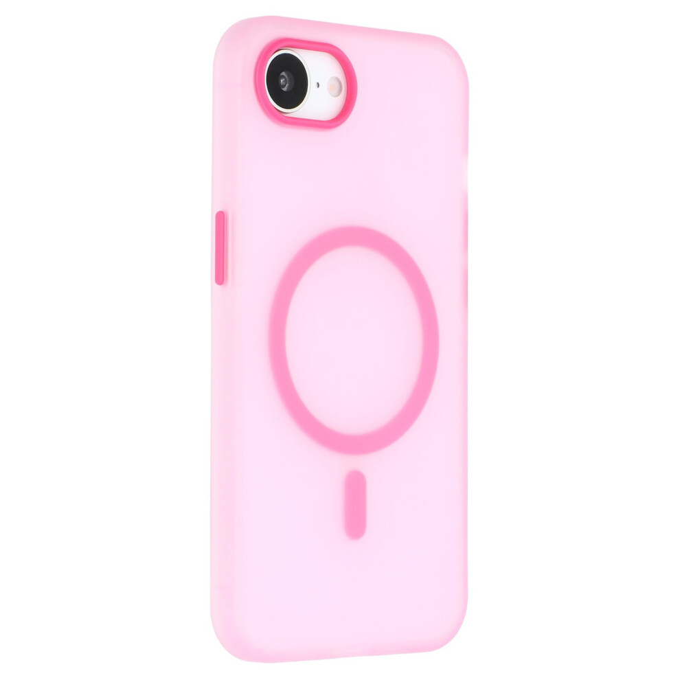 (Iphone 16E, ) For Iphone 16E Case Compatible With Magsafe Translucent Matte Tpu Phone Cover Pink 6914286006837