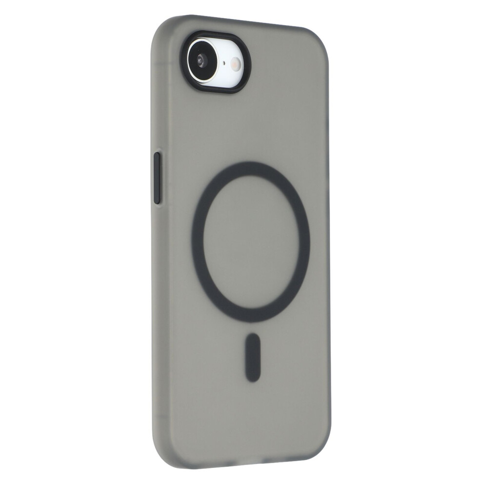 (Iphone 16E, ) For Iphone 16E Case Compatible With Magsafe Translucent Matte Tpu Phone Cover Black 6914284370633