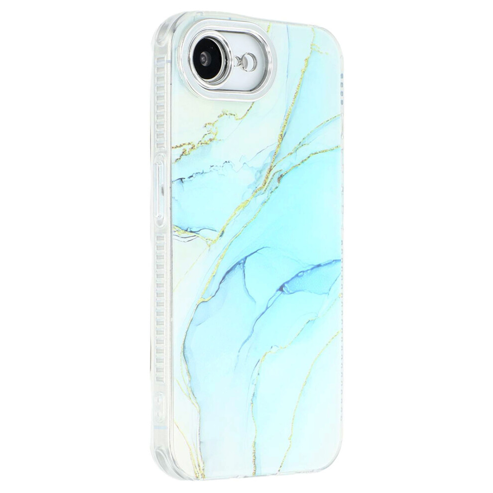 (Iphone 16E, M5) For Iphone 16E Case Imd Marble Pattern Electroplated Protective Phone Cover 6914288164696