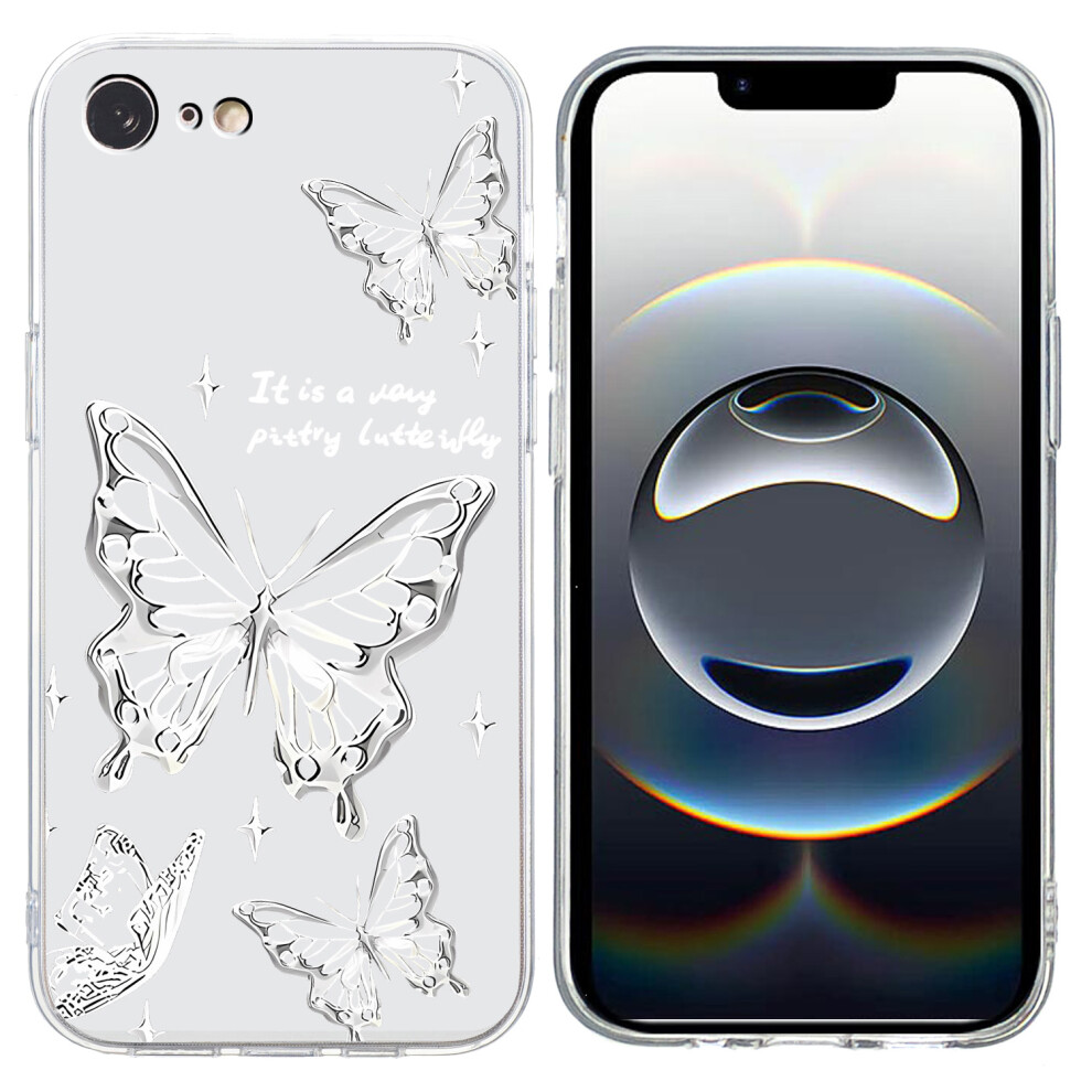 (Iphone 16E, Butterfly) For Iphone 16E Case Soft Tpu Phone Back Cover Pattern Printing 6914288832571