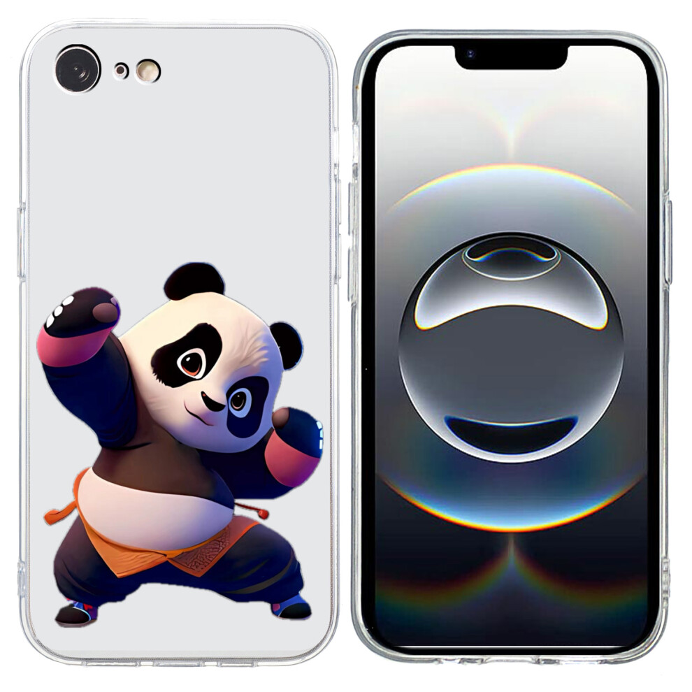 (Iphone 16E, Panda) For Iphone 16E Case Soft Tpu Phone Back Cover Pattern Printing 6914283978847