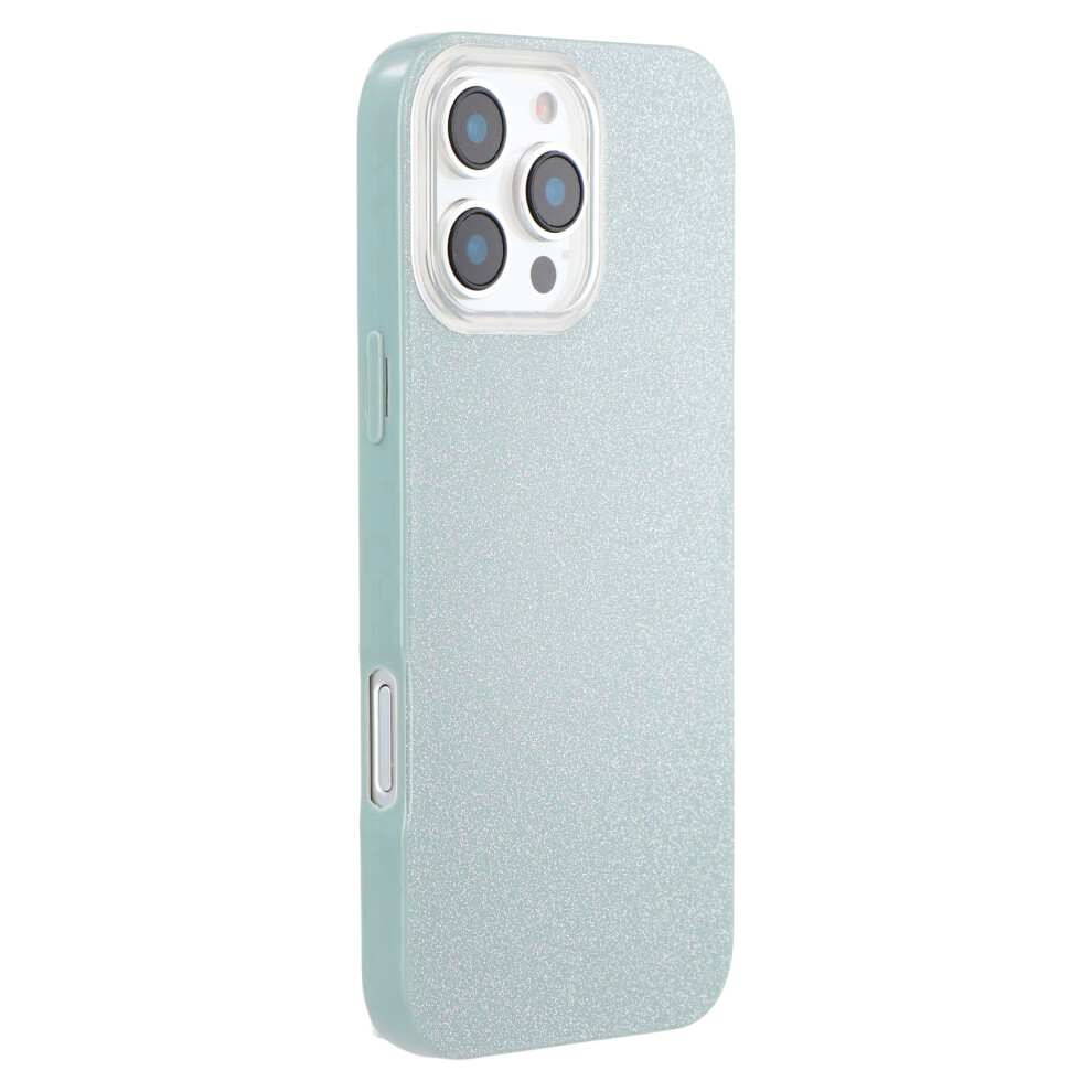 (Iphone 16 Pro, Lake ) For Iphone 16 Pro Case Imd Glitter Tpu Phone Cover Large Camera Cutout Green 6914287684348