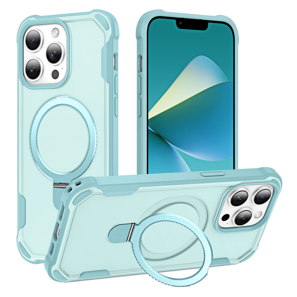 (Iphone 13 Pro, Lake ) For Iphone 13 Pro Case Compatible With Magsafe Kickstand Tpu+Pc Shockproof Phone Back Cover Blue 6914285541209